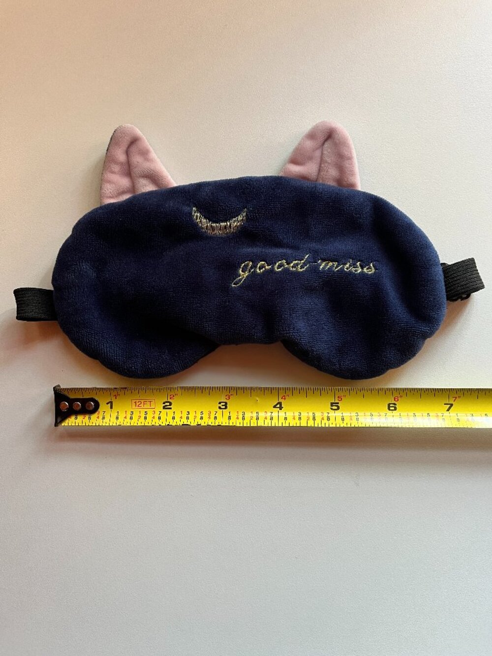 Good Miss Dark Blue Cat Sailor Moon Sleep Mask